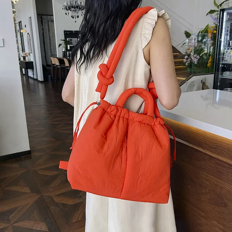 nouveau sac à bandoulière en tissu de mode coréenne sac à bandoulière en dacron souple mini fourre-tout sacs à main pour femmes sacs sous les bras sacs à main et sacs à main