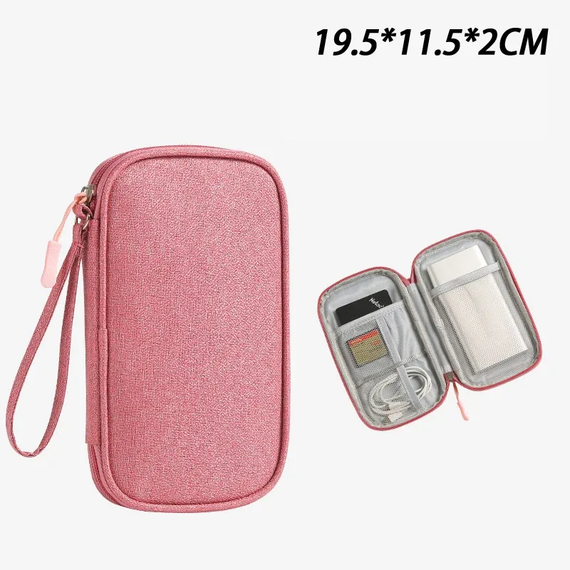 sac de rangement pour câbles usb, sac de rangement portable multifonctionnel pour chargeur et téléphone portable