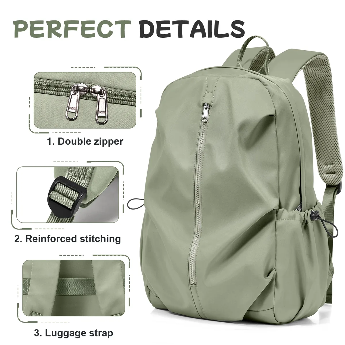 sacs à dos pour ordinateur portable 15,6 pouces, sac à dos d'école universitaire pour femmes, sac à dos de travail de voyage antivol pour hommes, grands sacs à livres pour adolescents