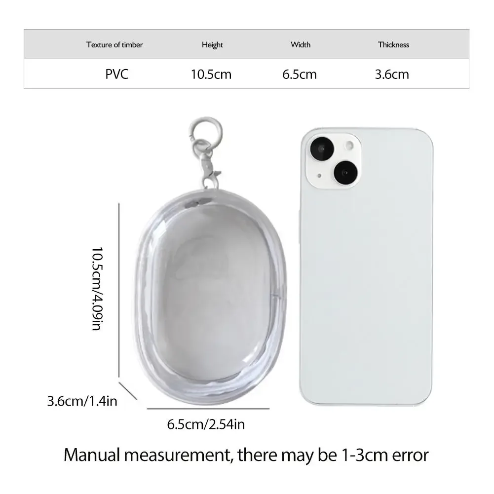 sac de rangement portable mini transparent avec fermeture éclair, boîte organisatrice de voyage pour clés, écouteurs, chargeurs, sac cadeau, sacs organisateurs transparents