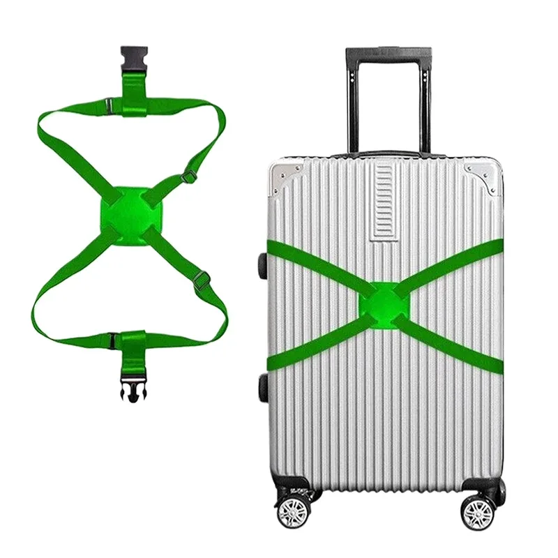 sangle de bagage élastique réglable, bande de fixation pour valise, sangle de fixation de bagages, ceinture de fixation sécurisée antivol pour voyage【smq】