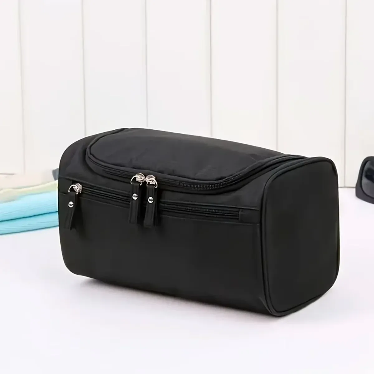 sac de rangement pour cosmétiques et articles de toilette de grande capacité, sac de maquillage multifonctionnel pour les voyages et l'usage quotidien