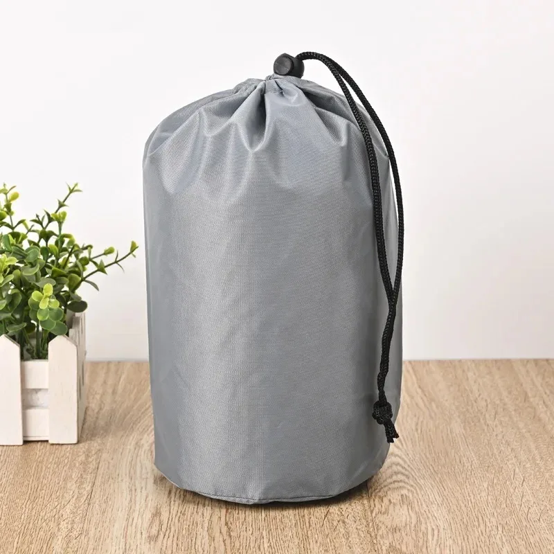 sac de rangement en tissu oxford à cordon pratique, en nylon, étanche à la poussière et au soleil, sac d'emballage, sac de rangement portable universel