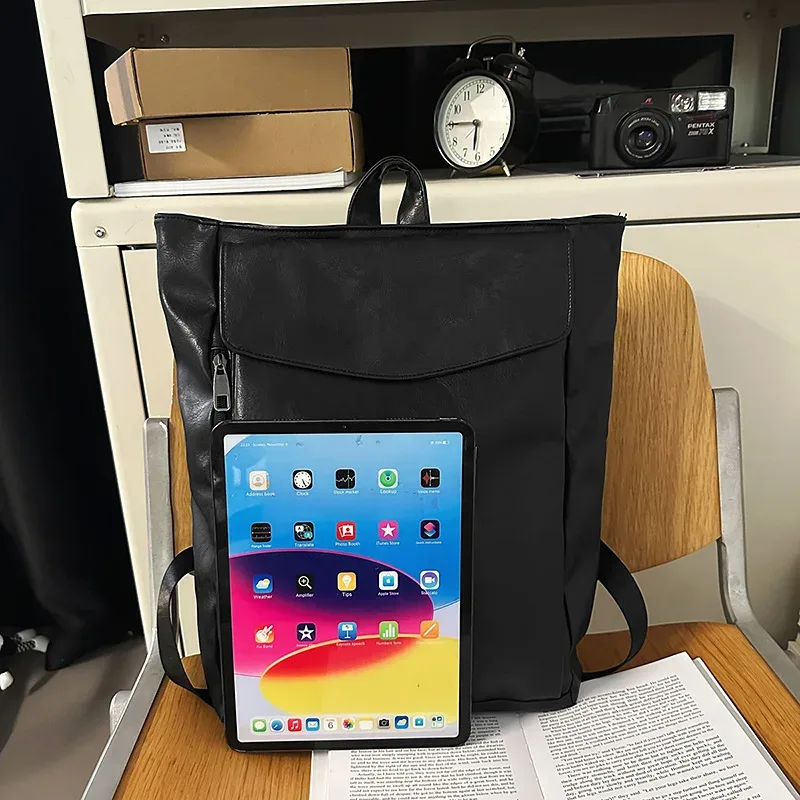sac à bandoulière pour hommes, nouveau modèle tendance européen et américain, sac d'ordinateur rétro et décontracté, sac de mode urbaine, sac d'étudiant.