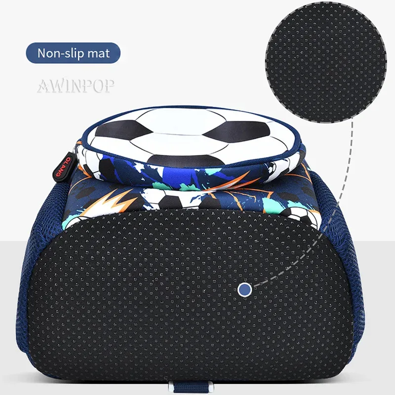 sacs d'école de football 3d pour garçons, sacs à dos d'école pour enfants de la maternelle, sac de voyage pour étudiants, pack pour enfants mochila infantil escolar