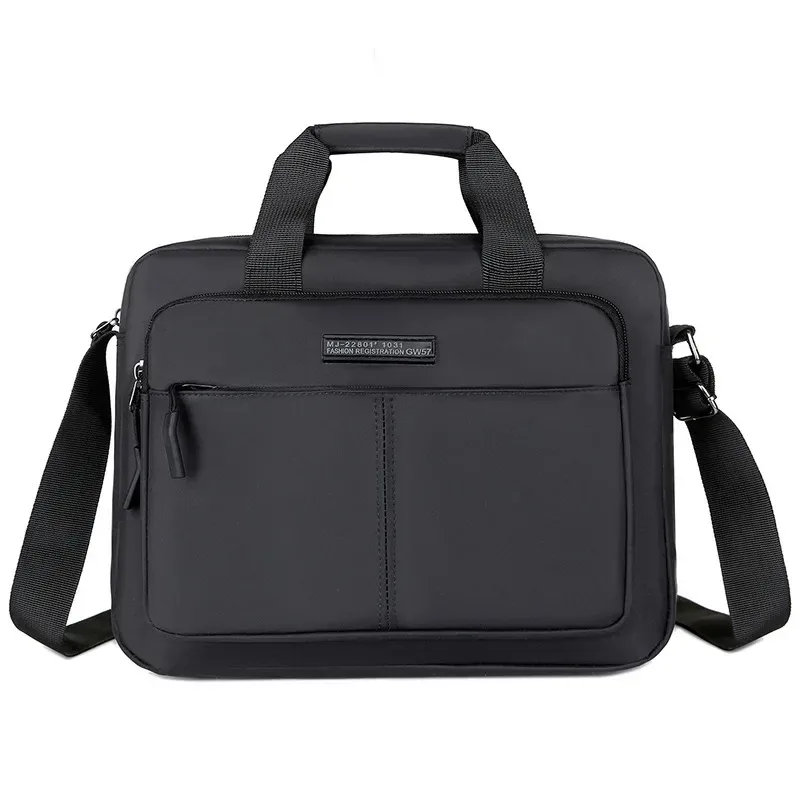 porte documents oxford hydrofuge vert dore bleu noir commerce portable simple double epaule voyage bureau