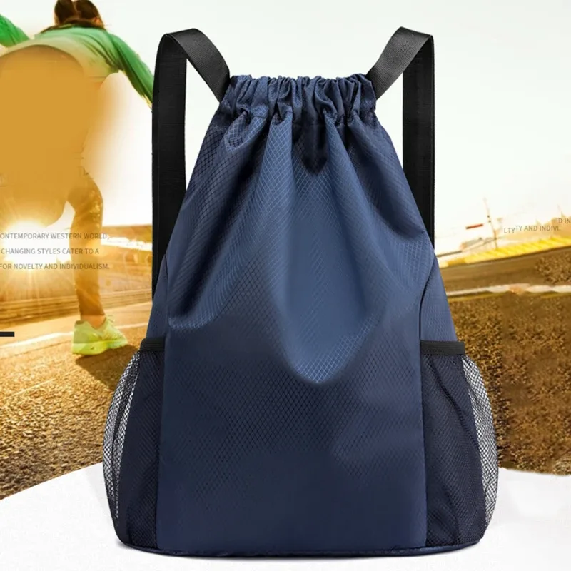 sacs à dos femmes hommes grande capacité bundle poche sac à cordon pour unisexe sport sac à dos décontracté couleur unie sacs de voyage