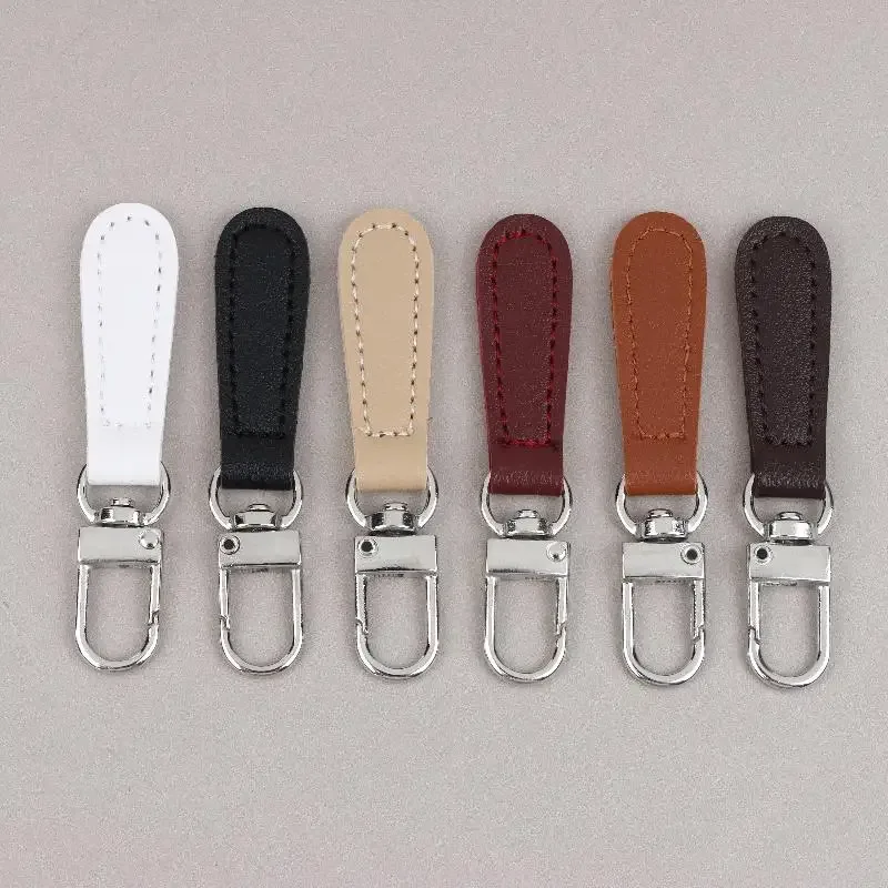 lot de 4 tirettes de fermeture éclair en cuir pu, attaches de remplacement pour sacs, bagages, pochettes et sacs à dos