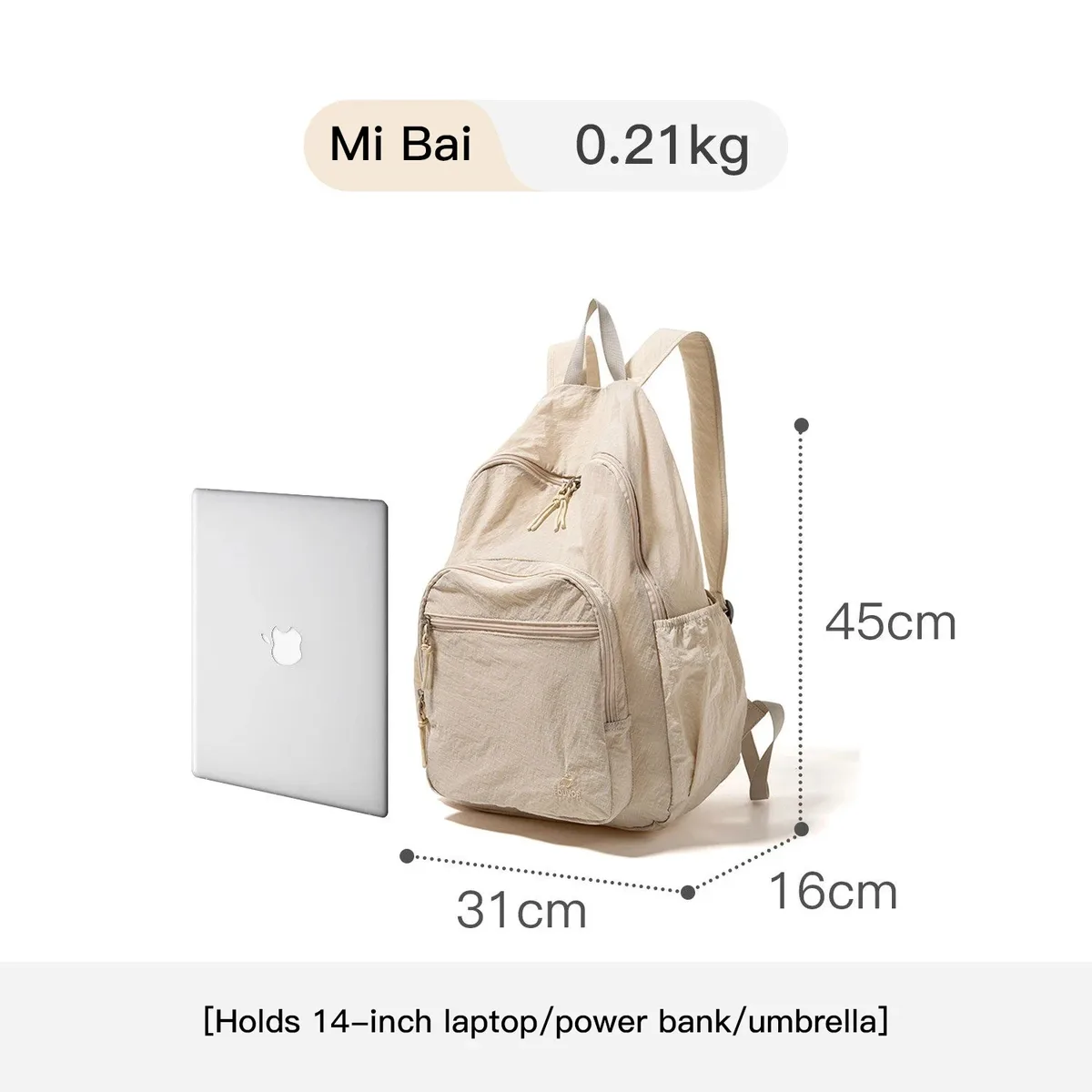 sac à dos pliable grande capacité pour femme fouvor 2026, léger, tendance, pour voyage en extérieur, randonnée, sac à dos décontracté 3059-13