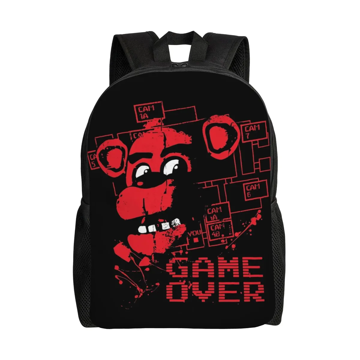 sac à dos foxy fnaf it's me cool, cadeau pour le lycée, la randonnée, les voyages, sac à dos de jeu freddy pour hommes et femmes, sacs en toile pour l'université