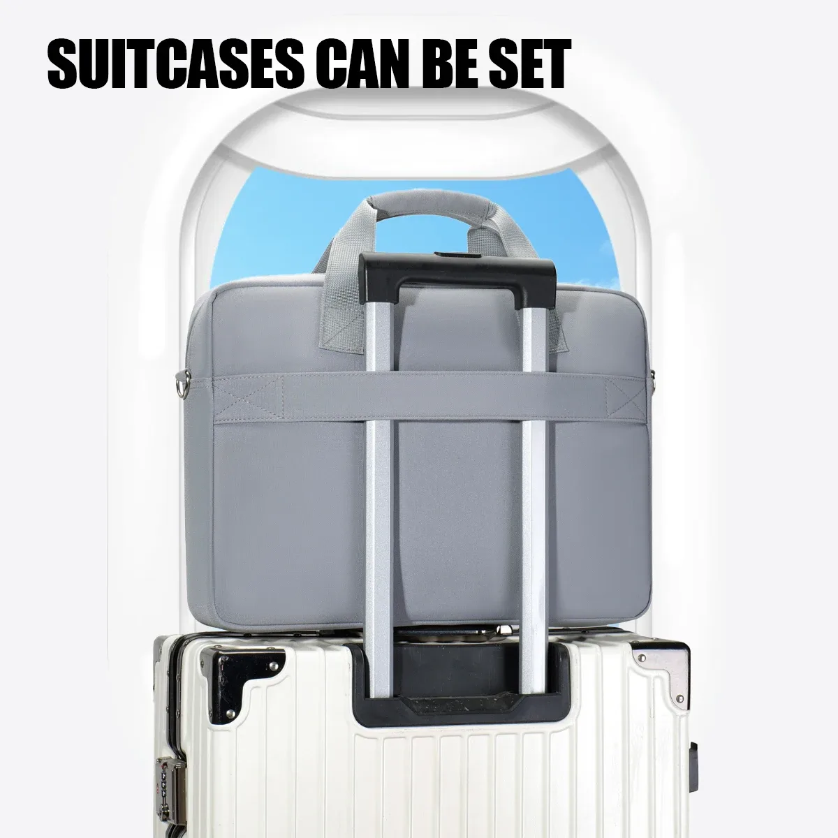 sac pour ordinateur portable adapté aux déplacements, compatible avec apple macbook air 13, lenovo xiaoxin pro 14, huawei matebook 16 pouces, dell 15,6 pouces, étui de protection pour ordinateurs portables de 15 pouces, pour hommes et femmes