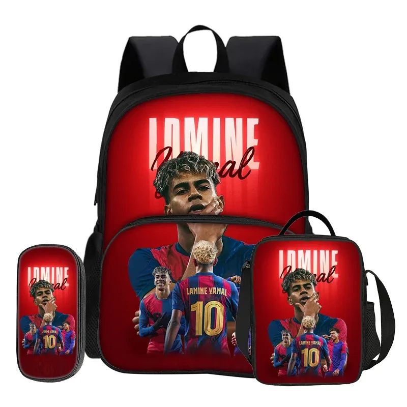 sac dos nylon poche avant motif floral bleu blanc bandoulière arquée fermeture éclair intérieur informatique sacs déjeuner pochette crayons
