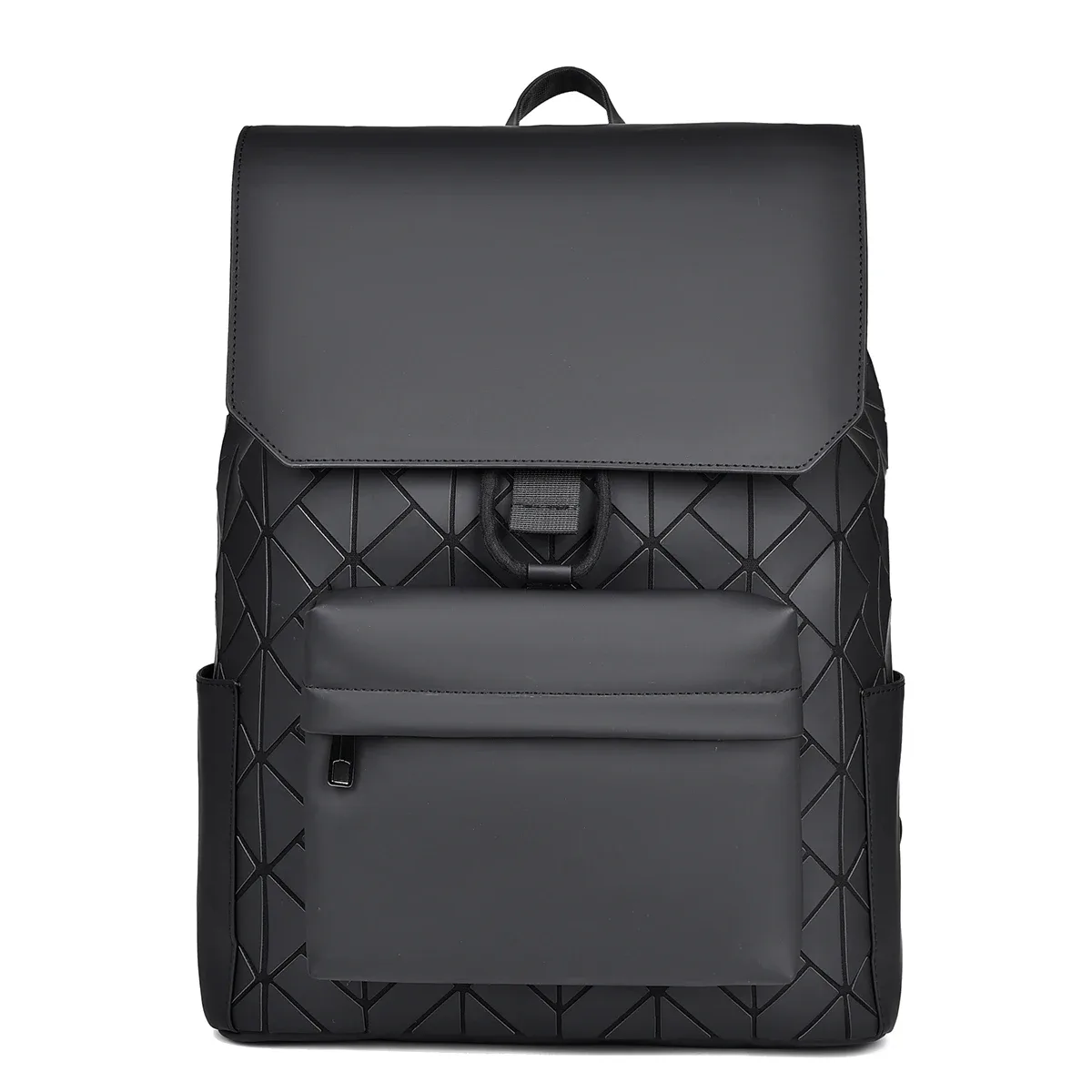 sac à dos géométrique irisé pour hommes, sac à dos tendance résistant à l'eau, sac décontracté multi-poches