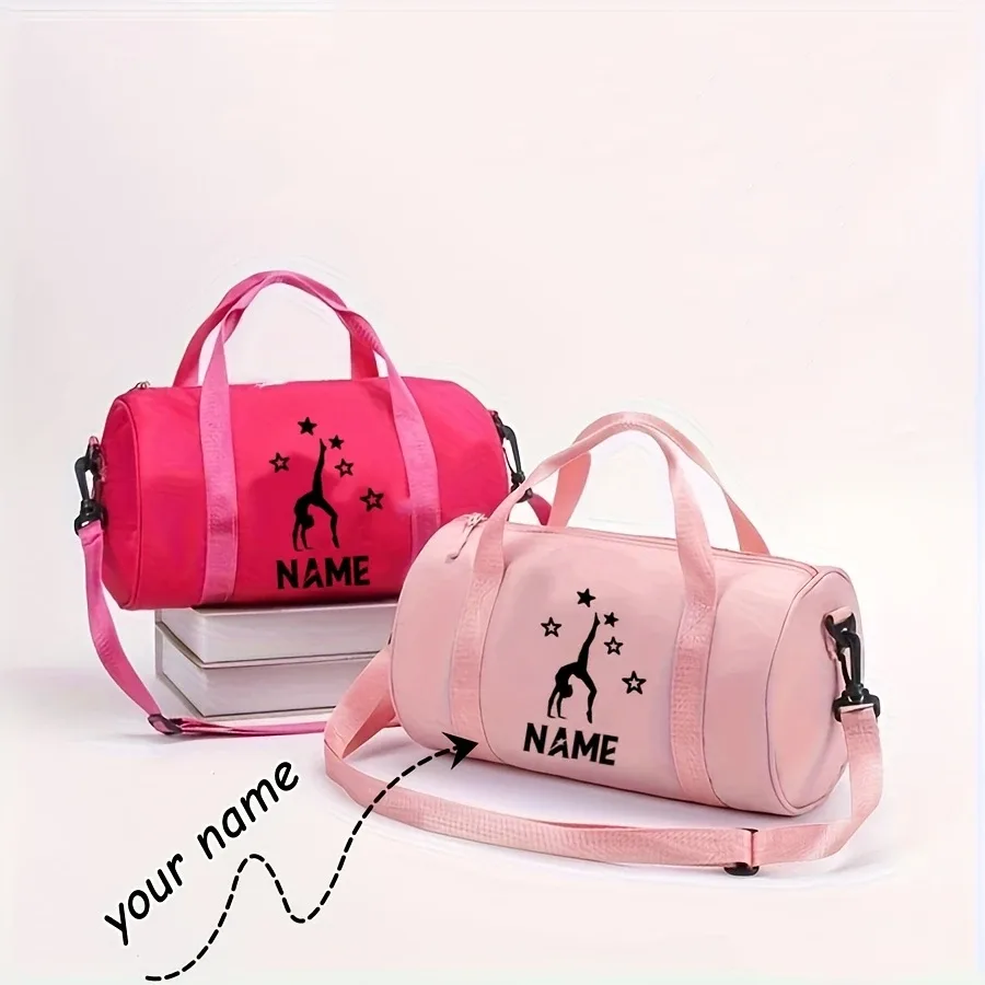 sac à bandoulière grande capacité personnalisé avec imprimé danse, sac de sport décontracté pour les trajets quotidiens, le travail, les vacances et le rangement quotidien