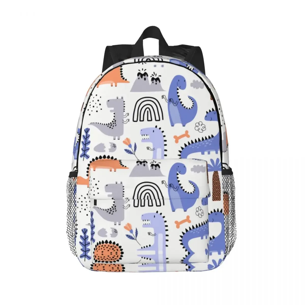 sac à dos de voyage à motif de dinosaures mignons pour hommes et femmes, cartable d'ordinateur pour l'école, sac à dos pour étudiants
