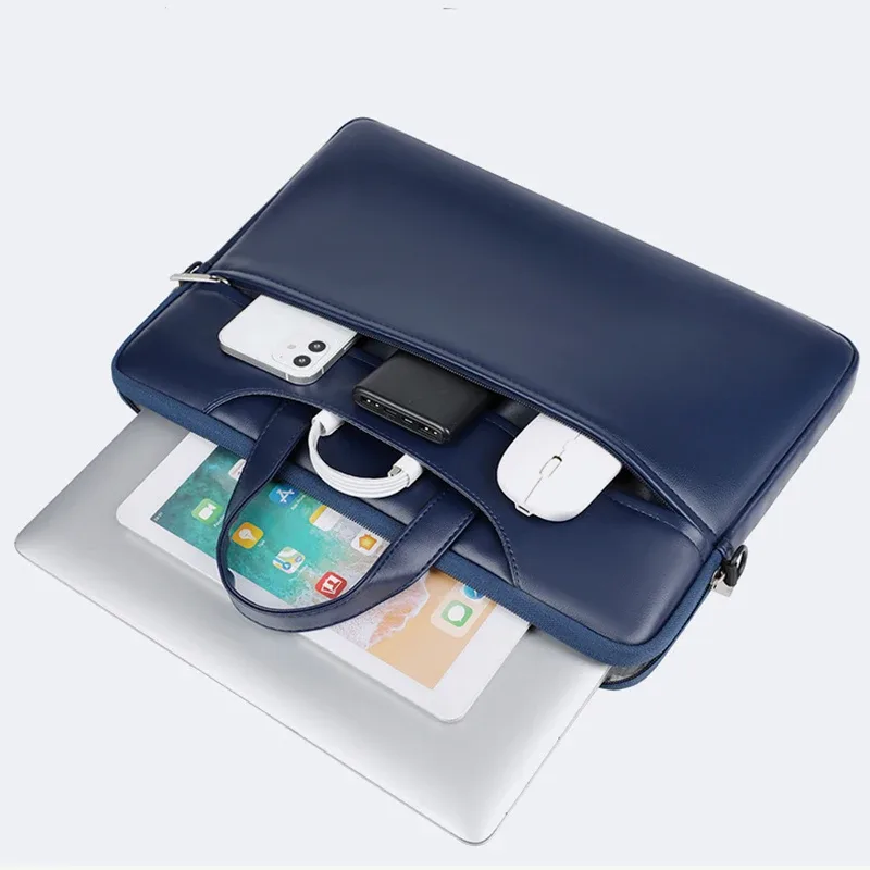 sac à ordinateur portable simple pour homme d'affaires, sac à main de luxe en cuir pu grande capacité pour femme, sac bandoulière personnalisable avec initiales diy