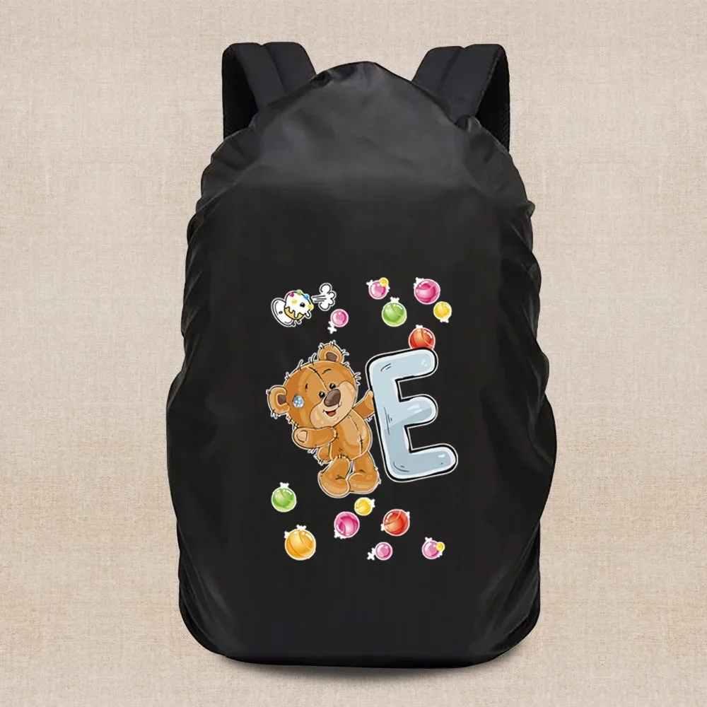 housse de pluie portable légère, housse de voyage série ours 20-70l, sac à dos de camping, étanche à la poussière, accessoires de voyage