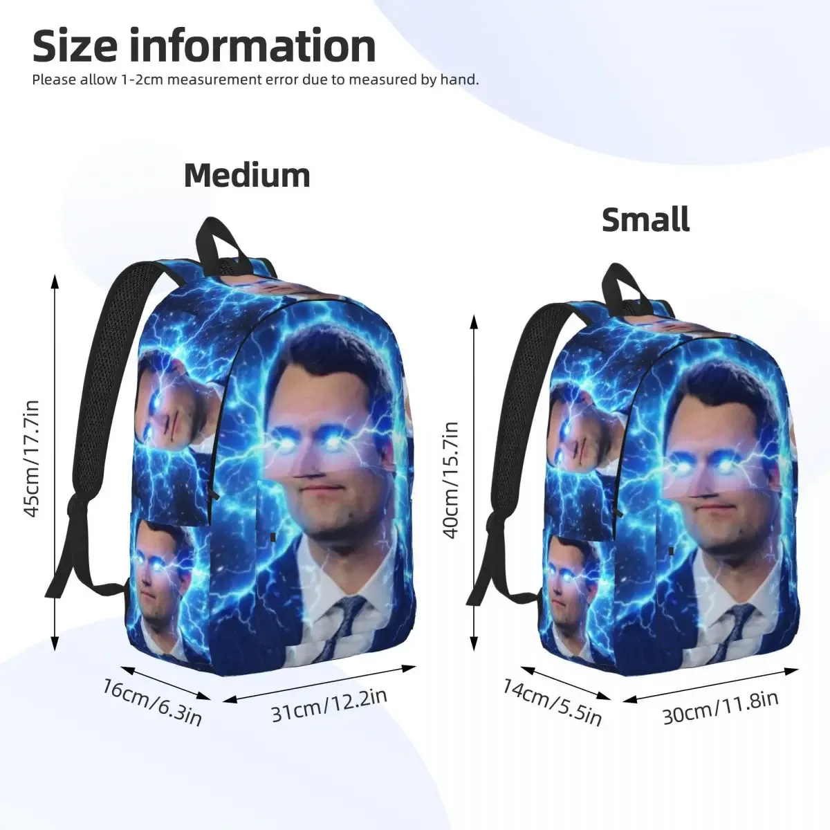sac à dos c-charlie k-kirk pour hommes, femmes, adolescents, étudiants, randonnée, voyage, sac à dos pour ordinateur portable, sacs en toile pour l'extérieur