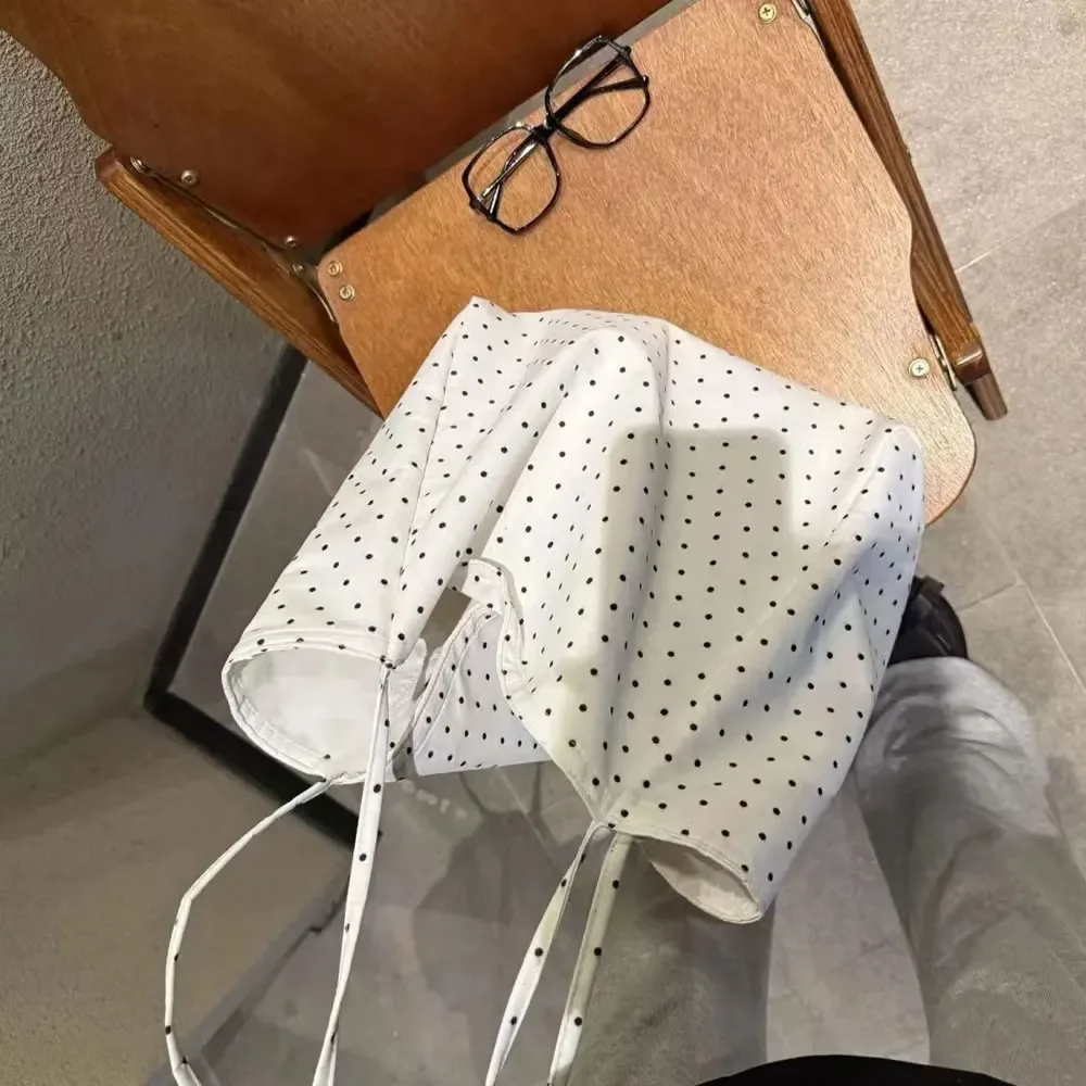 sac en toile à pois de grande capacité, nouveau sac fourre-tout coréen pour étudiantes, sac à bandoulière polyvalent pour les trajets quotidiens