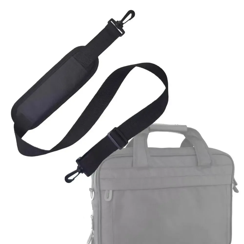 ceinture sac nylon noire longue boucles métal bandoulière rembourré usage voyage transport sac valise