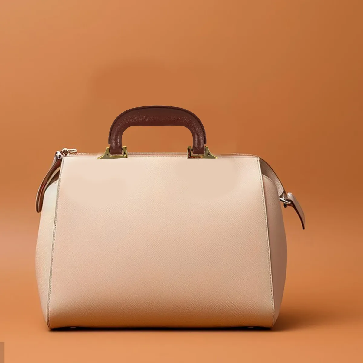 poignée sac nylon marron remplacement valise poignée sangles bricolage sac main poignées bagage travail cuir finishing doré