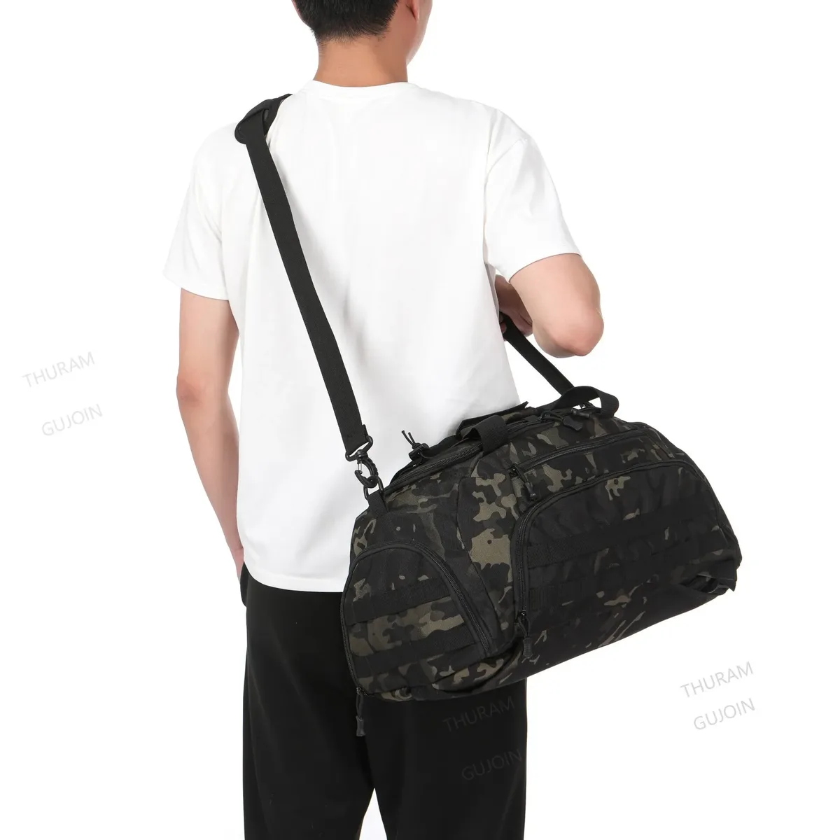 sac à dos de sport 3 en 1 avec compartiment à chaussures, sac polochon convertible pour hommes et femmes, sac de voyage de nuit pour week-end