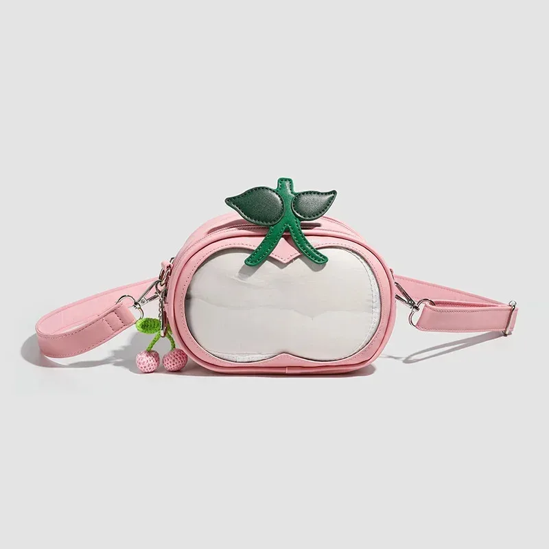 sac à bandoulière pour femmes, sac à main en forme de pomme, sac à main léger rose, sacoche de noël, pochette cosmétique, cadeau