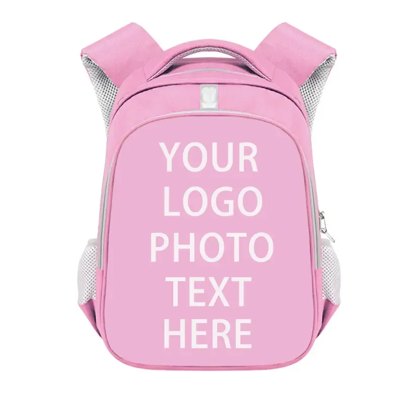 sac dos polyester noir personnalisable géométrique bandouche réfléchissante ouverte fendue décontracté voyager etudier transport laptop
