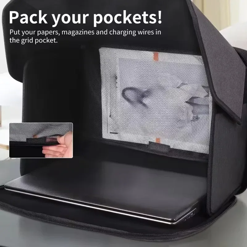 Sac pour ordinateur portable pare-soleil, sac à main pliable, portable, anti-chute, facile à transporter, idéal pour la ville (1 pièce)