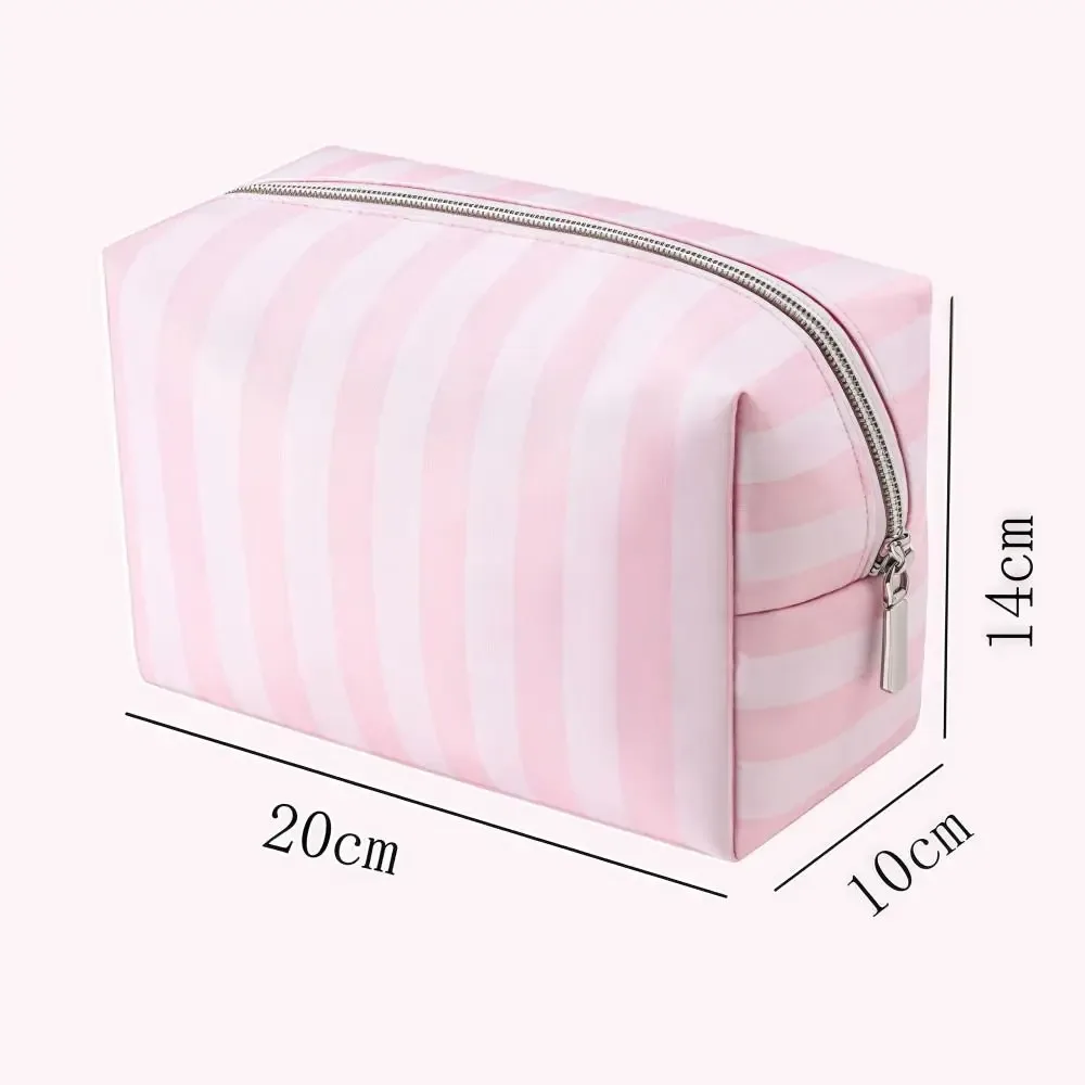 grande trousse de maquillage portable grande capacité style minimaliste sac de rangement cosmétique de voyage en tissu oxford sacs de lavage