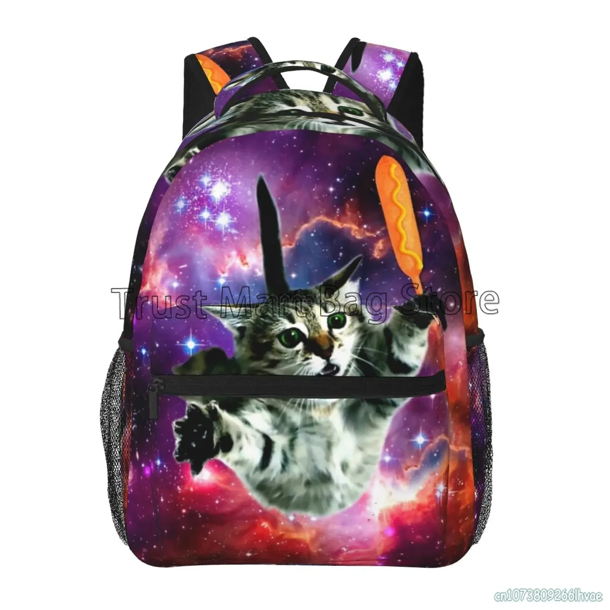 neko atsume anime cartoon mochila sac à dos pour femme, sac à dos de voyage pour filles et garçons, impression de chat mignon, sac initié pour adolescents