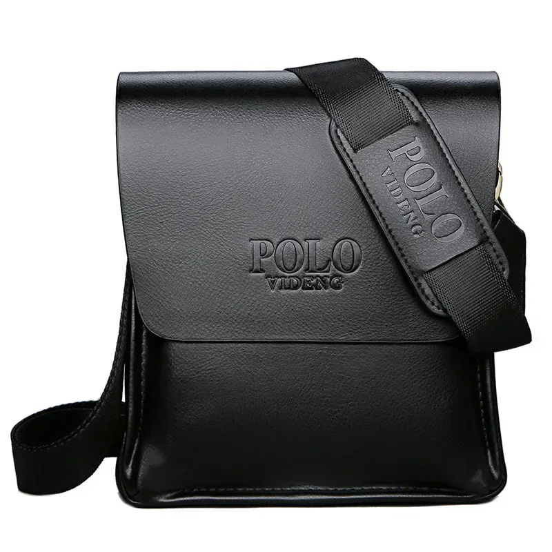 le sac à bandoulière simple d'affaires de loisirs sac vertical polo homme tendance sac à bandoulière incliné documents officiels d'affaires sac pour hommes