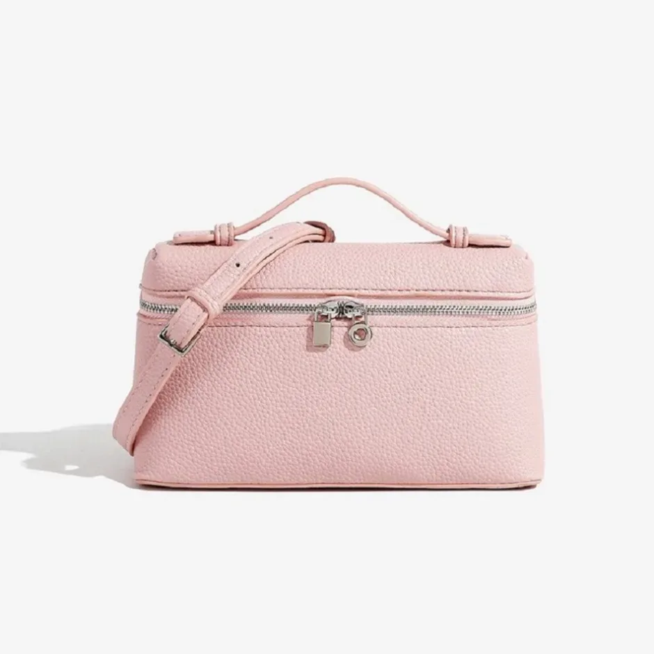 sac à bandoulière en cuir grainé de litchi, style premium et de niche, sac pour femme simple et tendance, sac à main mini exquis, sacs bandoulière.