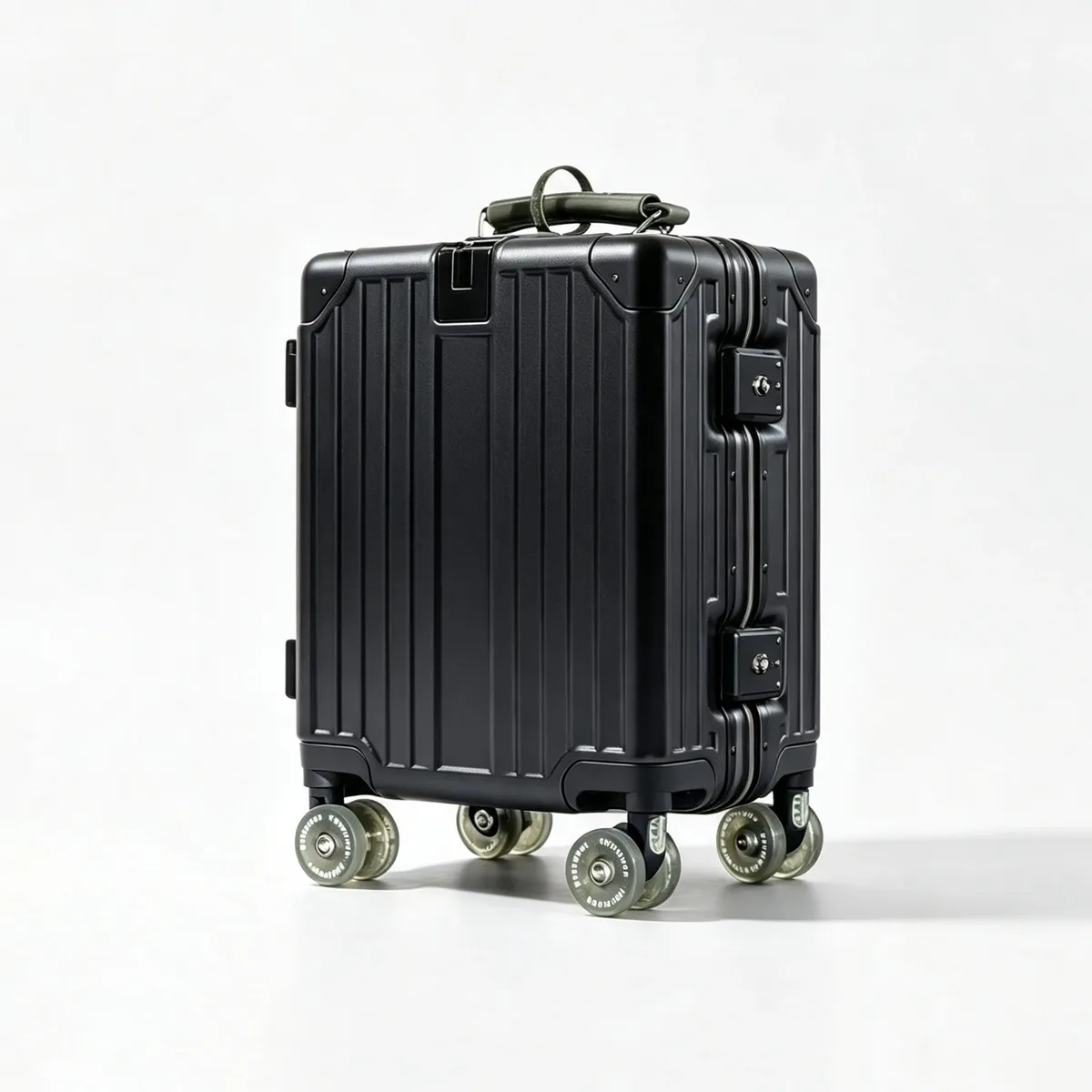 valise de voyage miniature à roulettes de 14 pouces, bagage cabine avec serrure tsa, cadre en aluminium, roues pivotantes, sac pour enfant