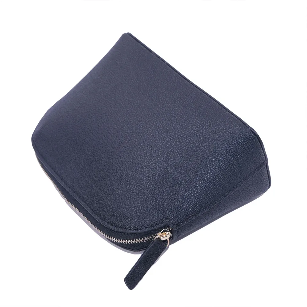 sac compression cuir similicuir texture grainée couleurs rose violet bleu gris noir rouge kaki beige lisa doré voyage cosmétiques