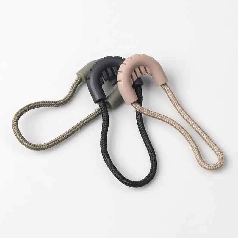 cordon fermeture glissière poignée ergonomique silicone pvc rose doré marron usage voyage accessoire remplacement