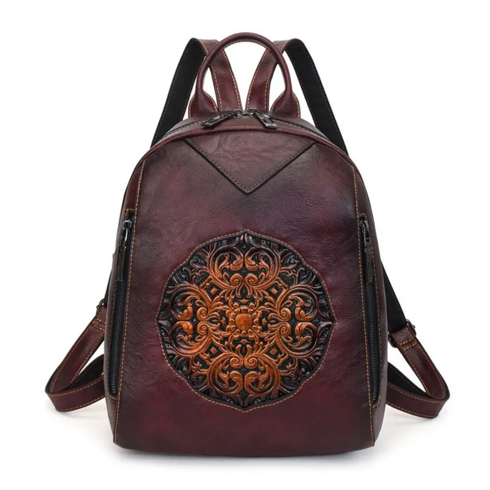 sacs à dos de luxe vintage 2026 pour femmes, sacs à main en cuir souple grande capacité, sacs à dos de voyage et de trajet pour femme, mochilas