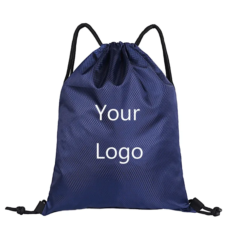 sac à dos étanche avec cordon de serrage, sac de fitness oxford avec logo personnalisé, sac de natation pliable pour hommes et femmes, voyage en plein air, 3/5/7/10 pièces