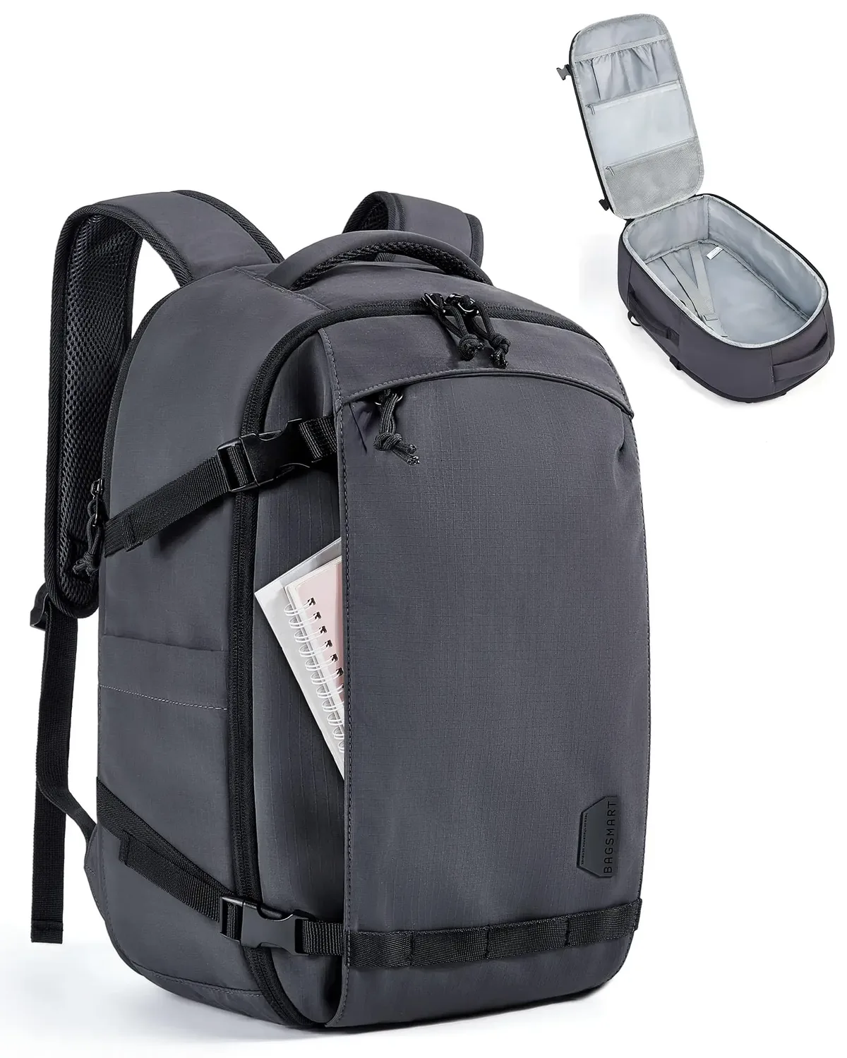 sac dos pvc beige gris vert compression ventilation anti thieves voyage sport ecole shopping