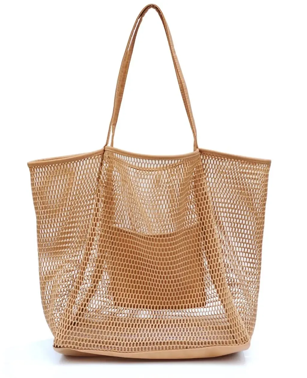 sac à main en maille de plage pour femme, sac de plage de natation pour femme, sac de voyage de grande capacité, sac de rangement portable, sac à main multifonction