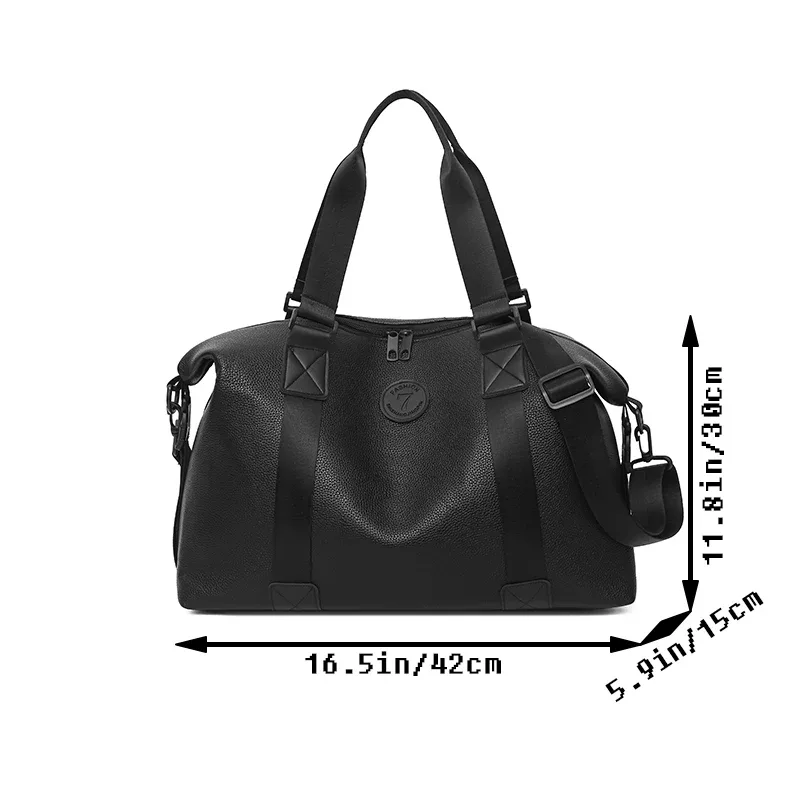 sac de sport rétro polyvalent pour tous les jours, avec sangle transversale amovible et plusieurs compartiments de rangement pour les courts voyages