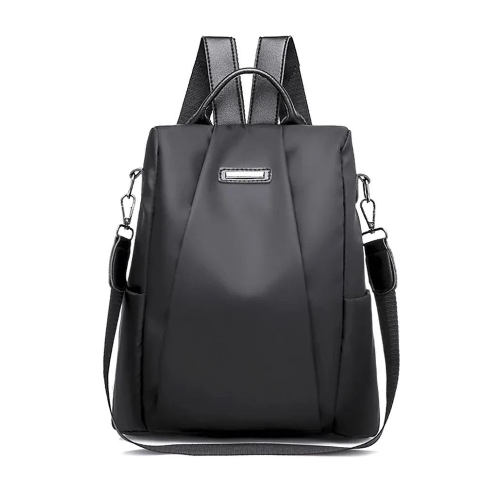 sacs à dos antivol à double bandoulière pour femmes, sac à dos de voyage en tissu oxford imperméable, sacs à dos en nylon, accessoires pour étudiants en voyage
