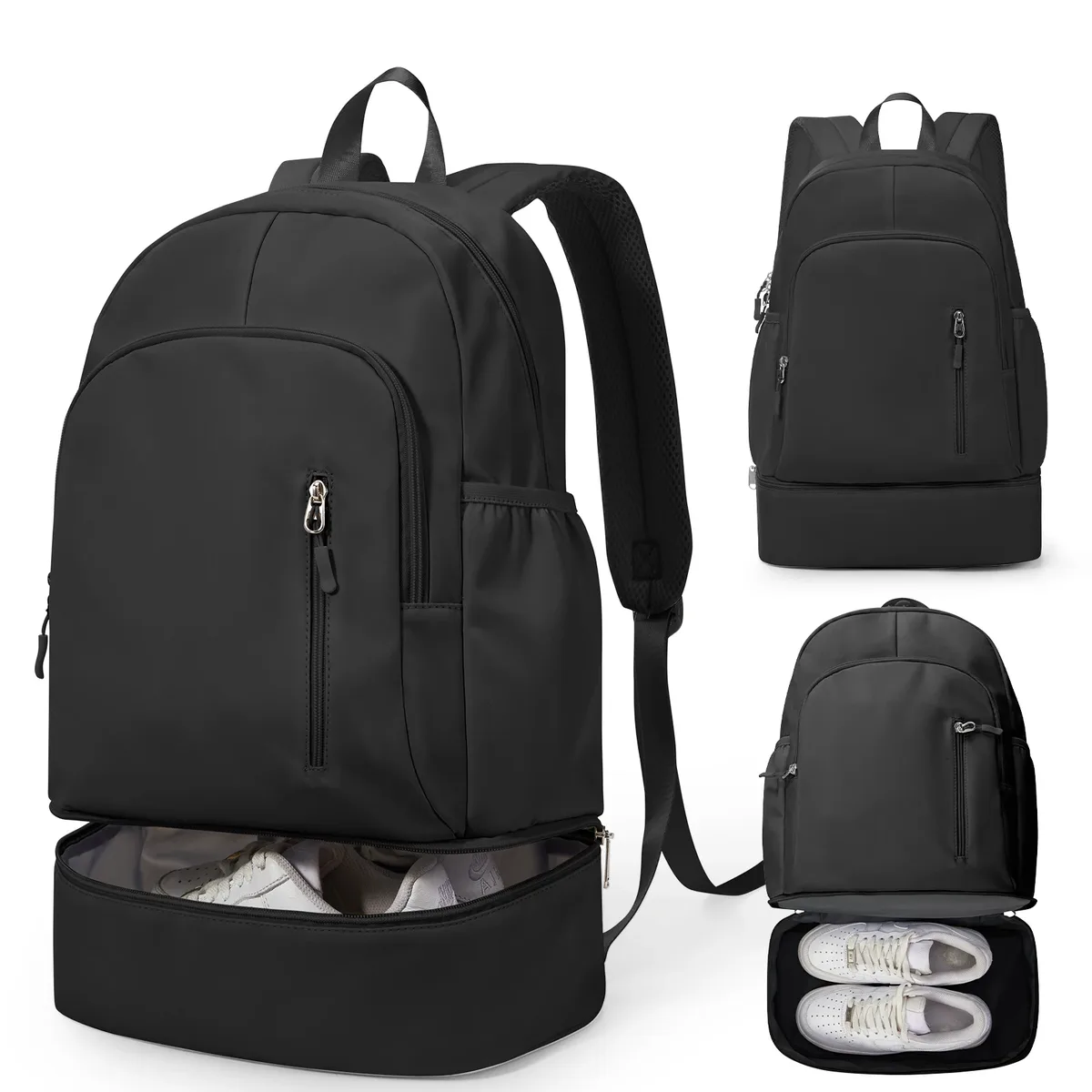 sac à dos de sport pour femmes et hommes, sac à dos de sport avec compartiment à chaussures, sac à dos de voyage pliable, sac de sport étanche pour la natation, le yoga