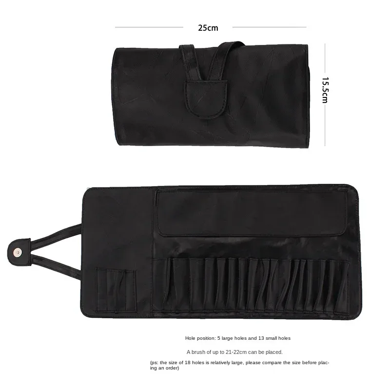 sac à pinceaux de maquillage pliable pour femmes, organisateur de voyage, trousse de toilette cosmétique pour outils de beauté, pochette d'accessoires de lavage