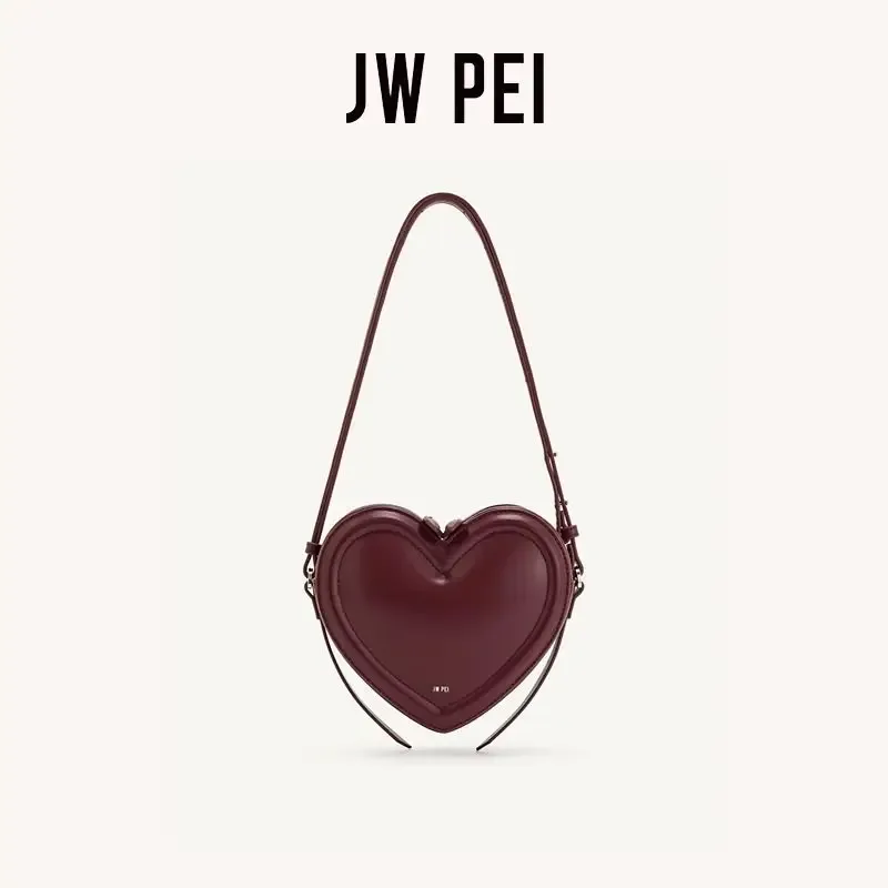 sac bandoulière en forme de cœur jwpei, sac d'amour tridimensionnel doux et cool, sac bandoulière pour femme