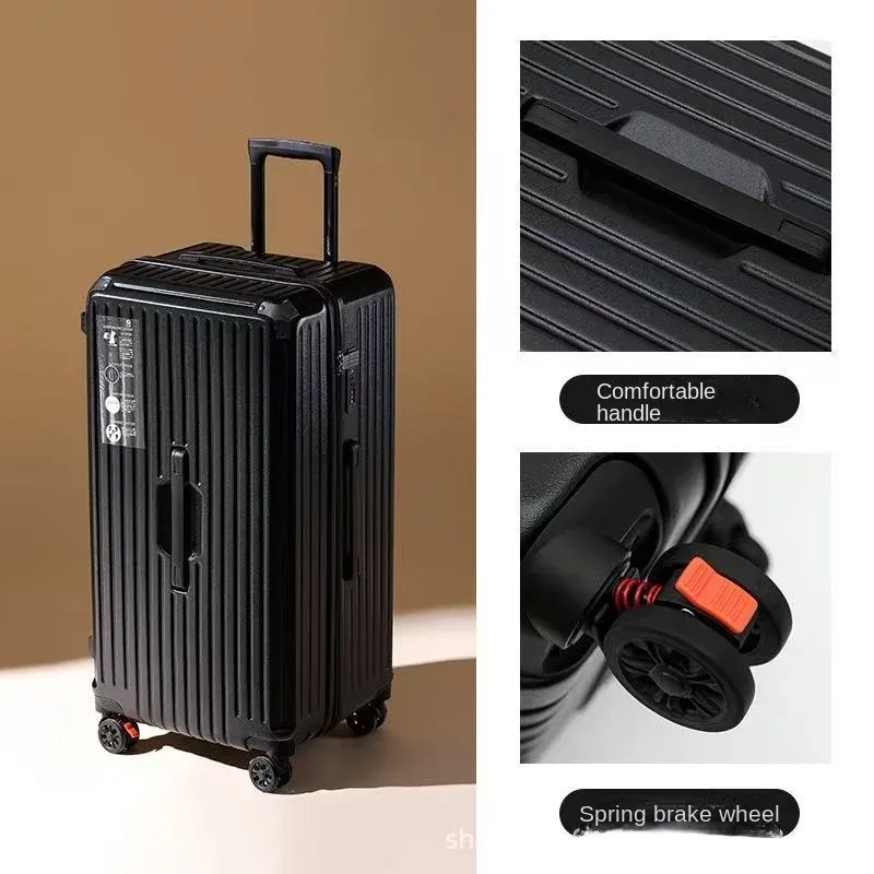 valise rouge 28/36/50 pouces, bagages de grande taille avec cinq roues abs + pc, valises de cabine de 20 pouces, sac de voyage, boîtier de chariot à fermeture éclair