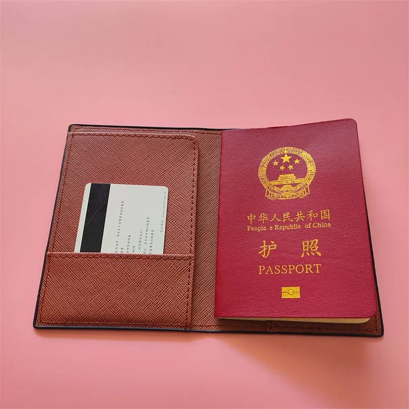 nouveauté hommes voyage passeport couverture portefeuille unisexe affaires multifonction carte de crédit sac à main organisateur étui