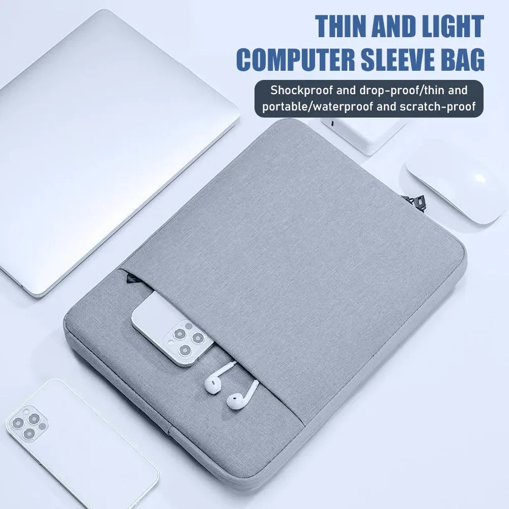 sac à main pour ordinateur portable pour macbook pro air m1 m2 13 13.3 14 15 16" lenovo dell hp huawei xiaomi, étui de protection interne