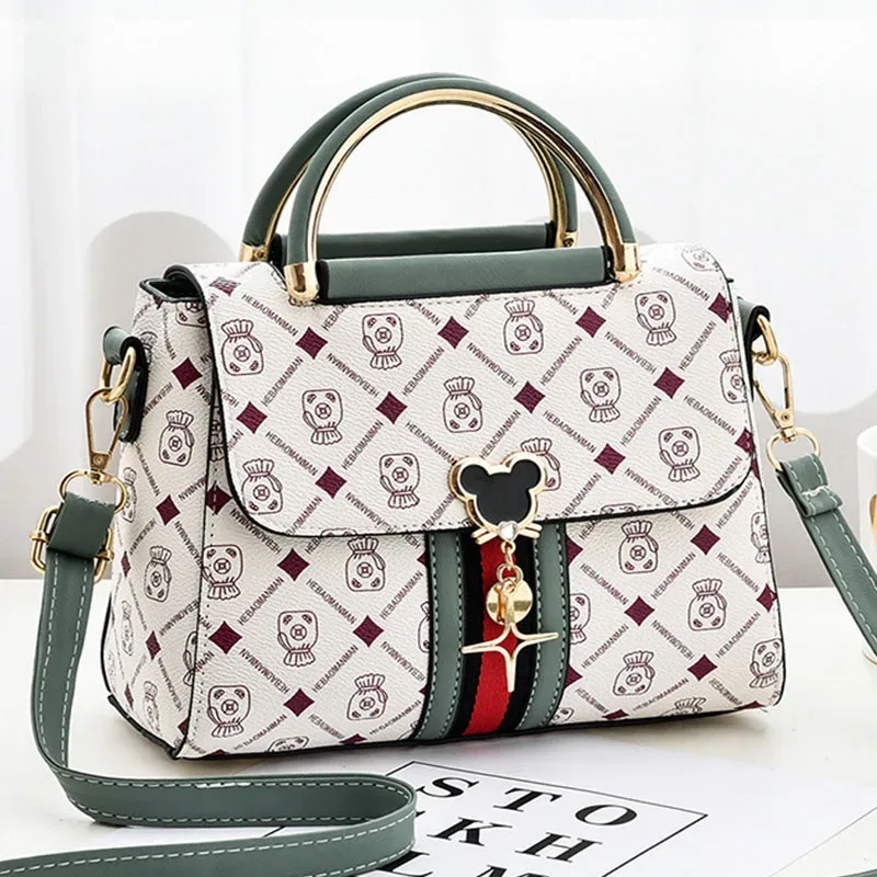nouveau sac à bandoulière pour femme, sac fourre-tout de luxe, sac à main de créateur, sac à main en cuir imprimé monogramme, sac à bandoulière unique