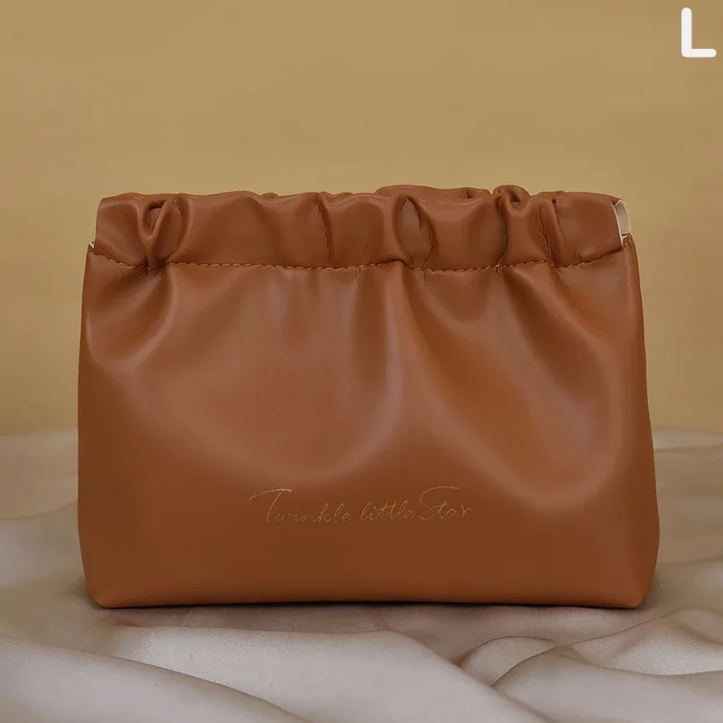 pochette de rangement portable en pu pour maquillage, mini rouge à lèvres, clés, bijoux, organiseur numérique, petite trousse de toilette pour femmes